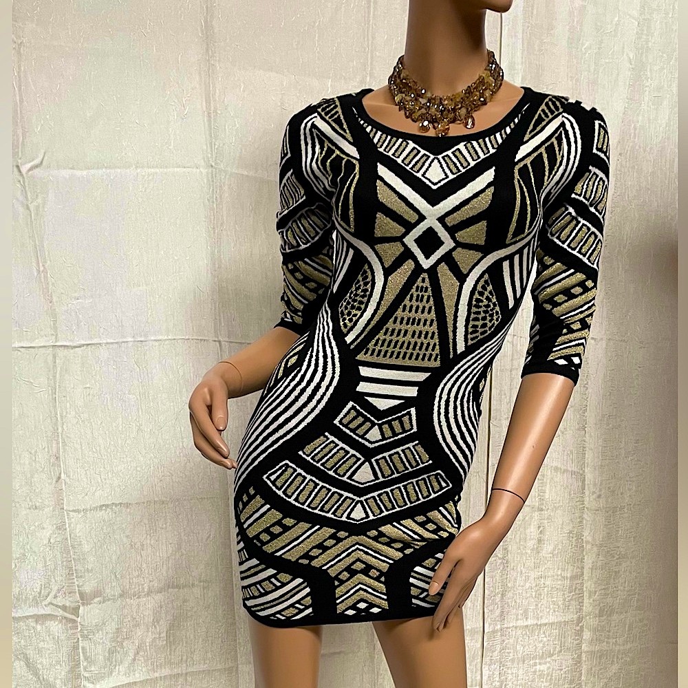 Geometric party dress